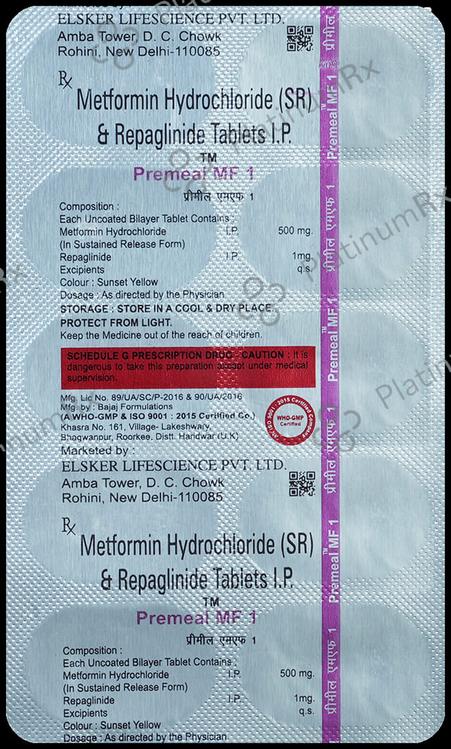 Premeal MF 1 Tablet SR
