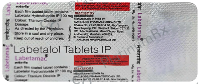 Labetamac 100mg Tablet 10s