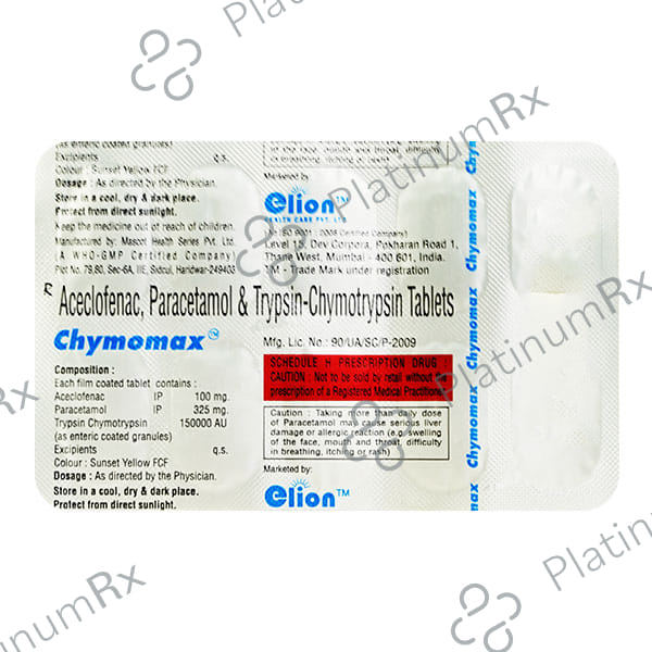 Chymomax Tablet 10s