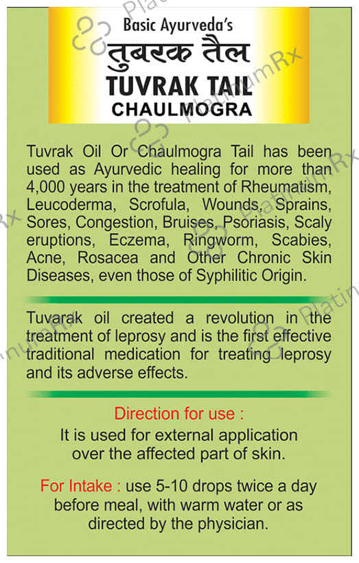 Basic Ayurveda Tuvrak Tail