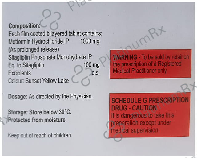 Acosita M SR 100/1000mg Tablet 10s