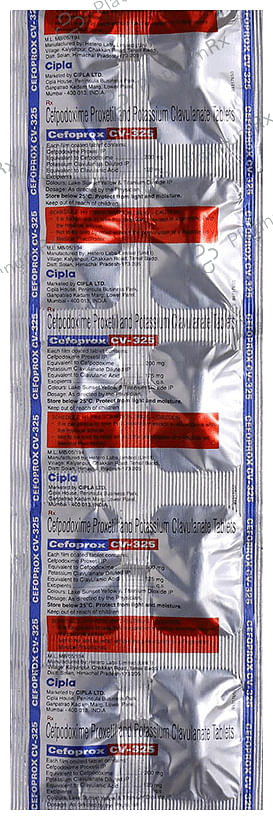 Cefoprox CV 325 Tablet 10s