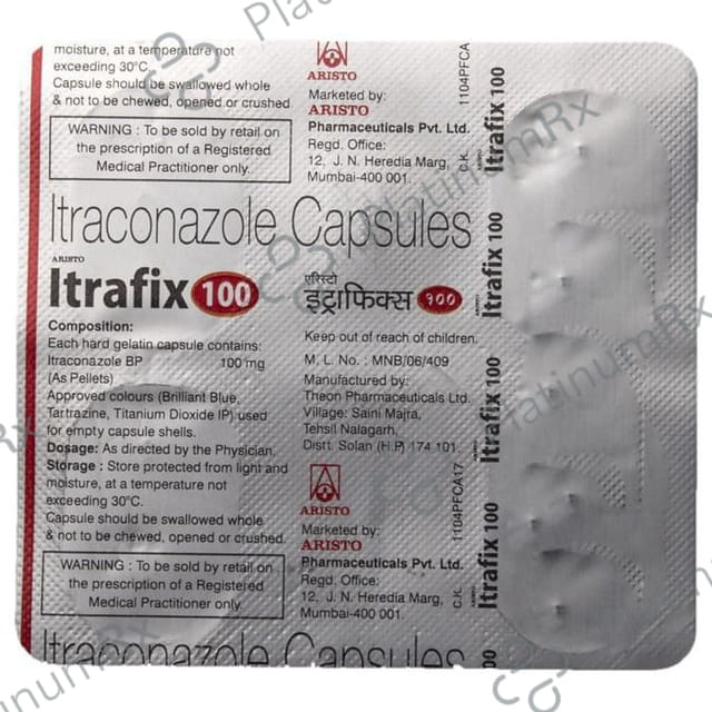 Itrafix 100 Capsule 4 Capsule