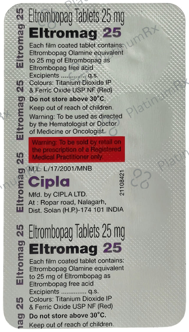 Eltromag 25mg Tablet 7s