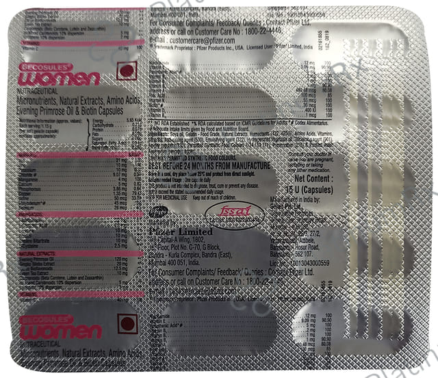 Becosules Women Capsule 15s