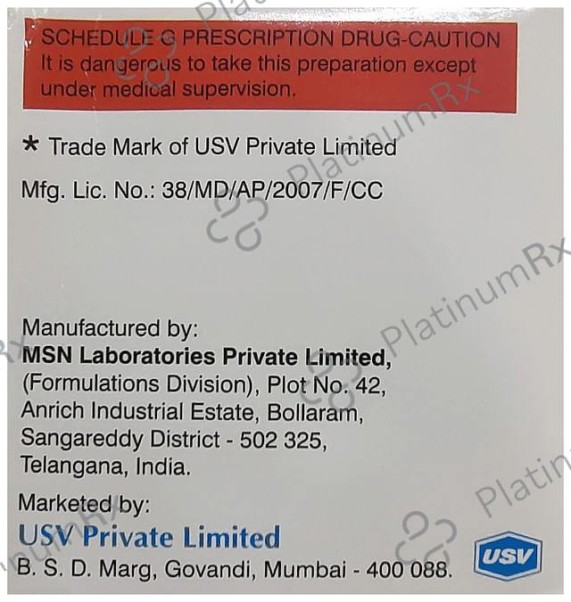 Udapa M 10/500mg Tablet XR 10s