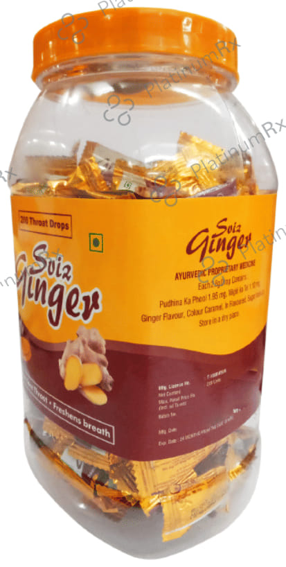 Sviz Throat Drops Ginger