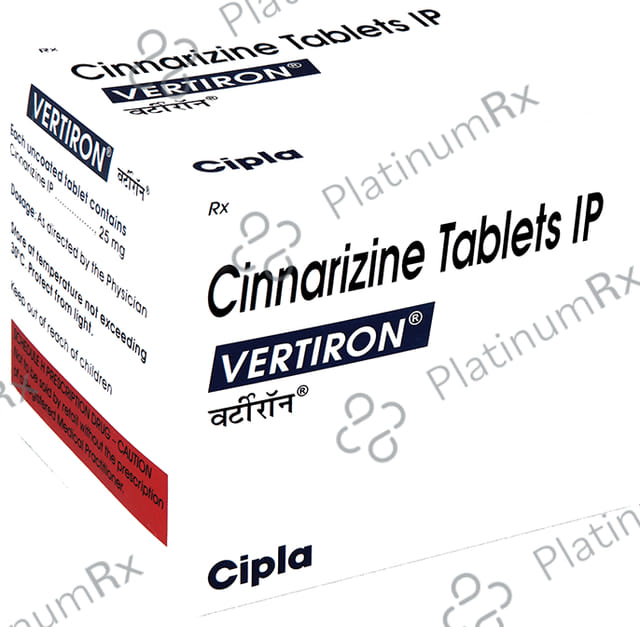 Vertiron 25mg Tablet 25s