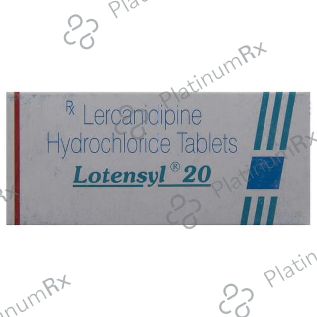 Lotensyl 20 Tablet