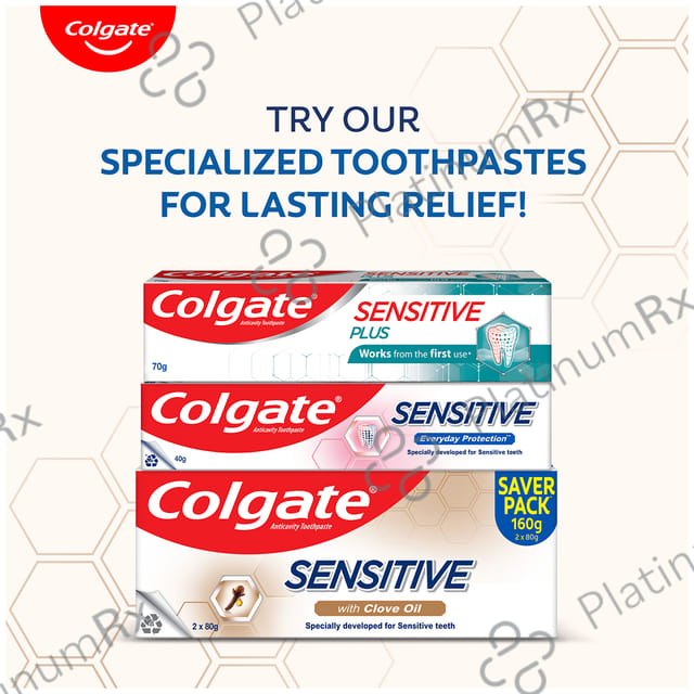 Colgate Sensitive With Clove Oil Anticavity Toothpaste 160gm