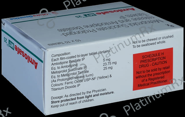 Amlosafe MT 5/25mg Tablet PR 10s