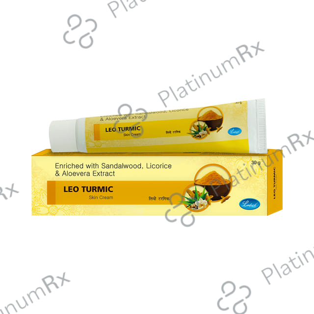 Leeford Leo Turmic Skin Cream with Sandalwood & Aloevera Extract