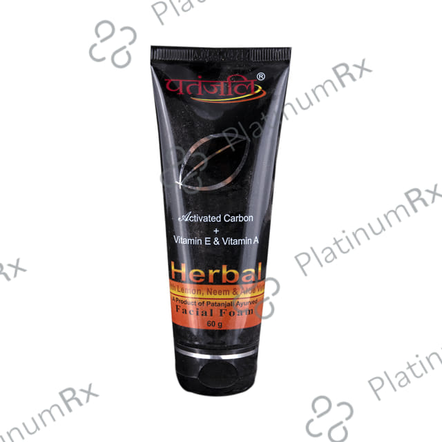 Patanjali Ayurveda Herbal Facial Foam with Lemon, Neem & Aloe Vera