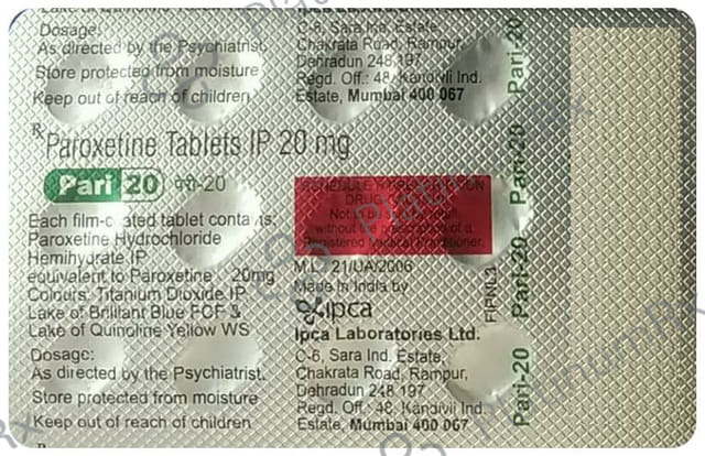 Pari 20mg Tablet 15s