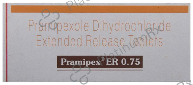 Pramipex 0.75mg ER Tablet 10s