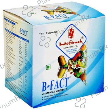 B-Fact Vitamins & Minerals Capsule 100 Capsule