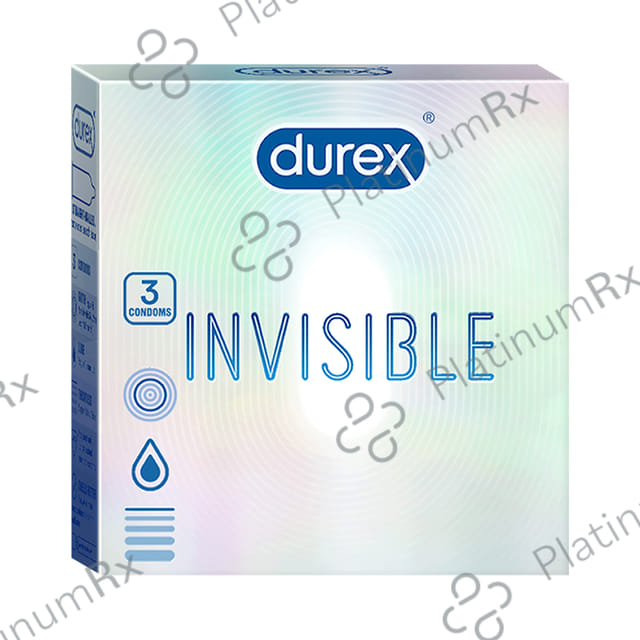 Durex Invisible Super Ultra Thin Condom 3s