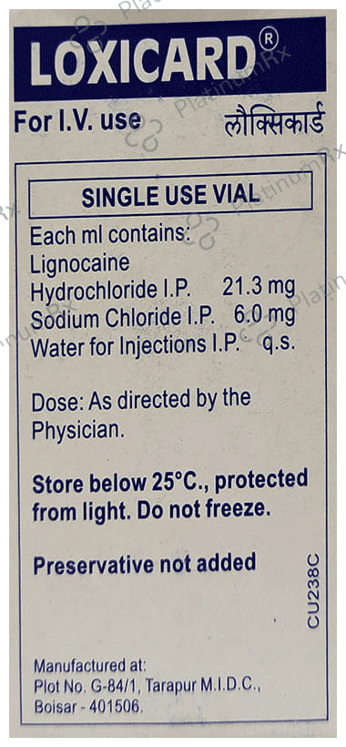 Loxicard 2% Infusion 50ml