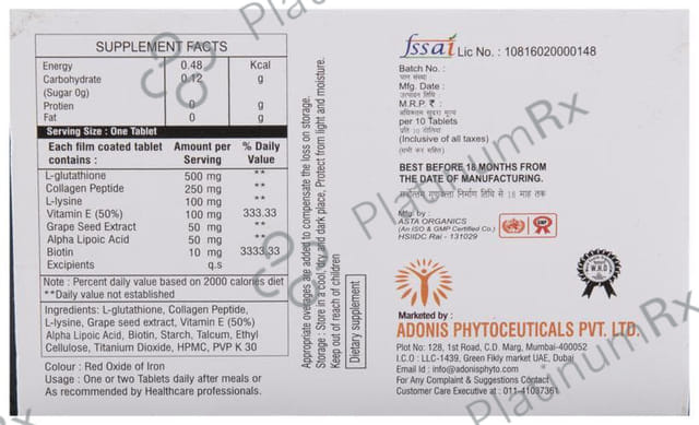 Glutat Tablet 20s