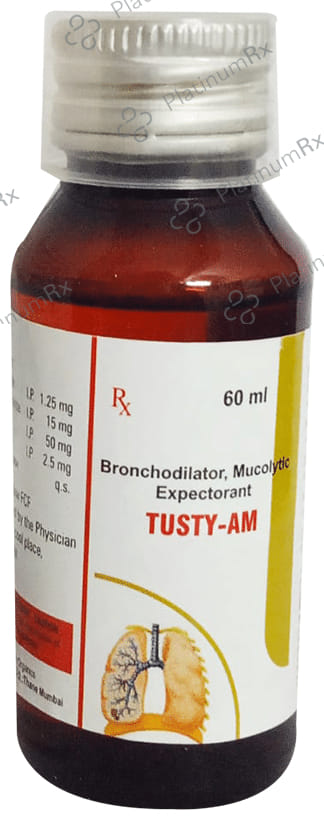 Tusty AM Syrup 60 Syrup