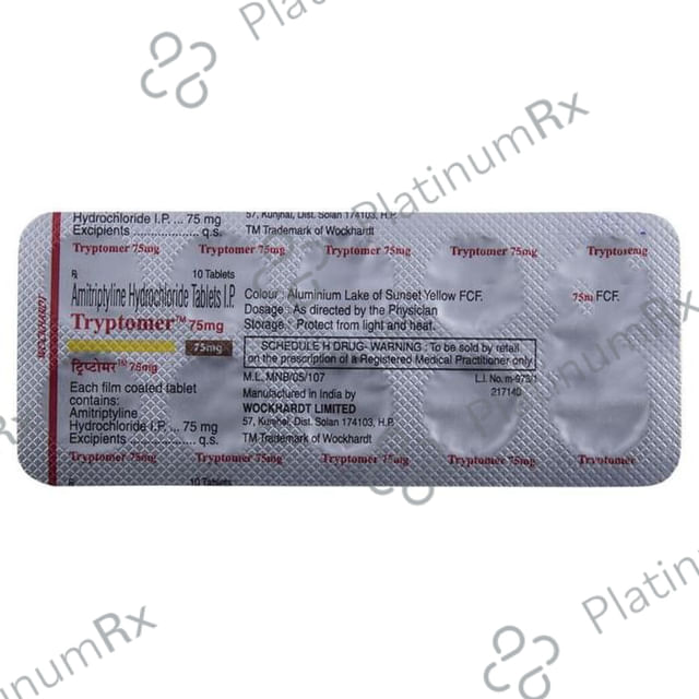 Tryptomer 75mg Tablet 10s