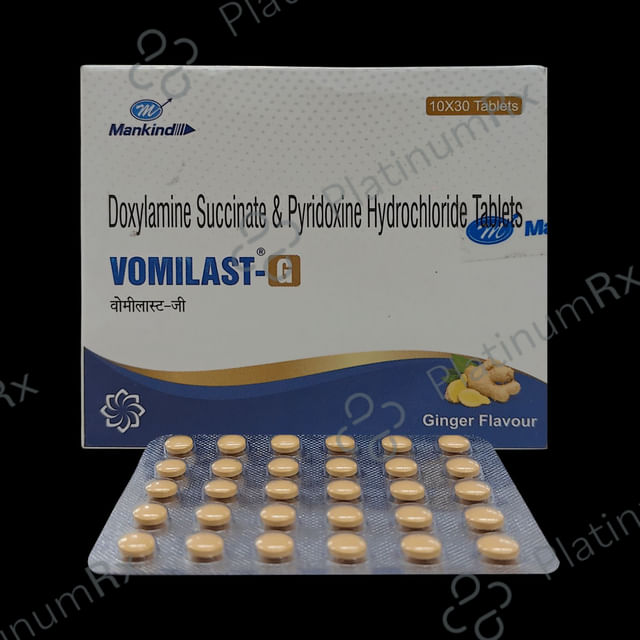 Vomilast G 10/10mg Tablet Ginger 30s