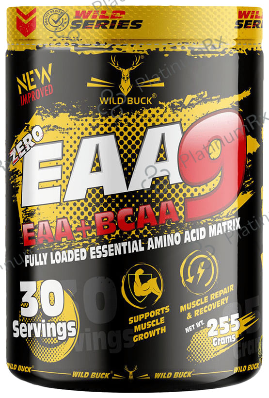 Wild Buck EAA+BCAA 9 Fully Loaded Essential Amino Acids Matrix Wild Berries