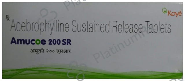 Amucoe 200mg SR Tablet 10s