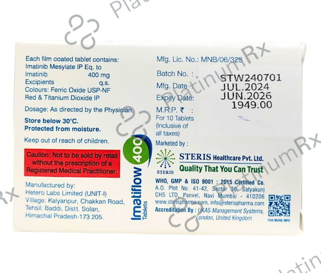 Imatiflow 400mg Tablet 10s