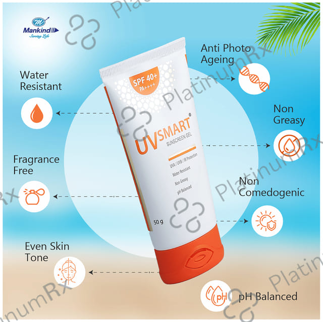 UVsmart SPF 40+ Gel 50gm
