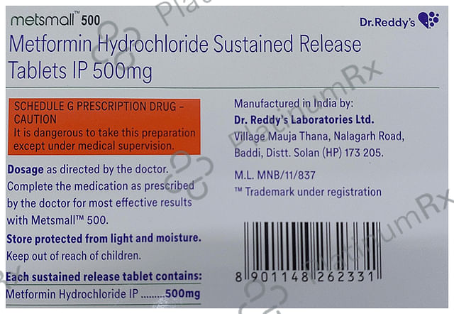 Metsmall 500 Tablet SR