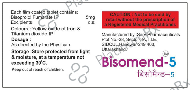 Bisomend 5mg Tablet 10s