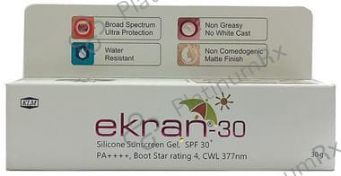 Ekran 30 Silicone Sunscreen Gel 30gm