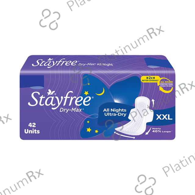 Stayfree Dry Max All Night Ultra Dry Pads 42s