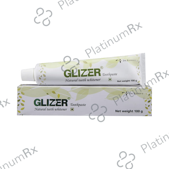 Glizer Natural Teeth Whitener Toothpaste 100gm