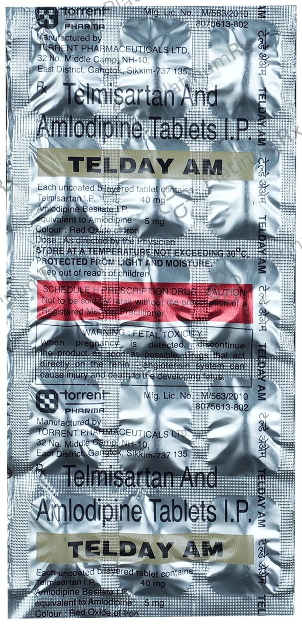 Telday AM 5/40mg Tablet 15s
