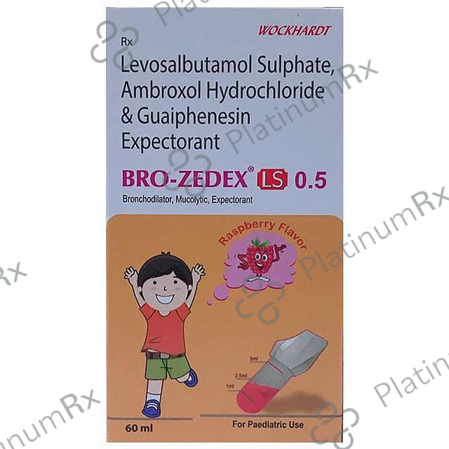 Bro-Zedex LS 0.5 Expectorant Raspberry