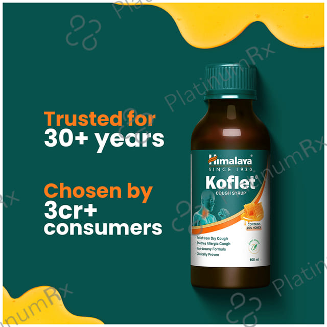 Himalaya Koflet Cough Syrup 100ml