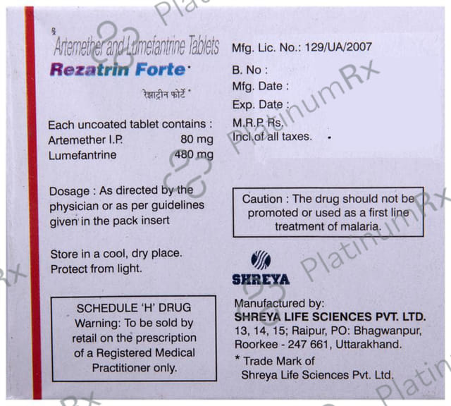 Rezatrin Forte Tablet