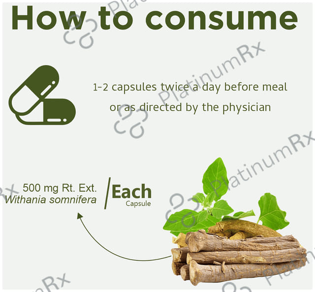 Uma Ayurveda Ashwagandha Veg Capsule