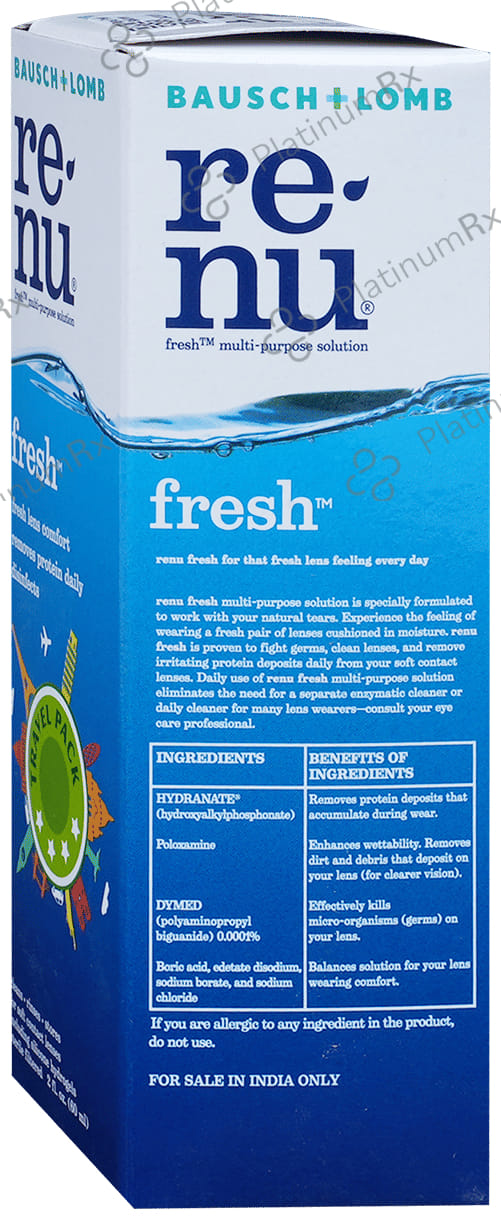Renu Fresh Lens Cleansing Solution 60ml