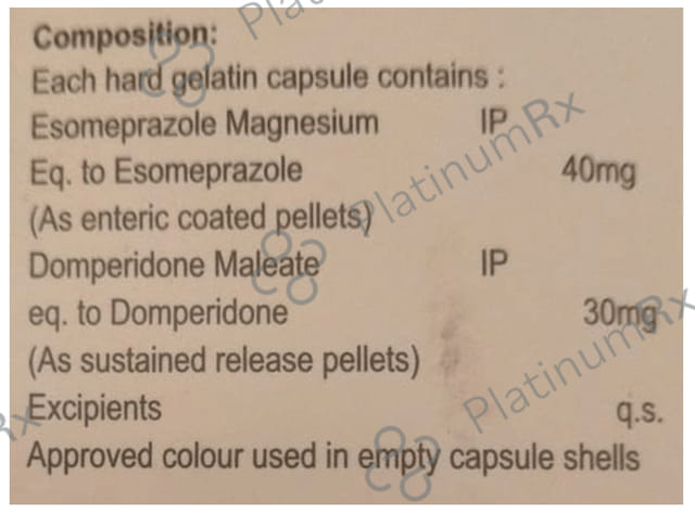 Ezorest D 30/40mg Capsule SR 10s