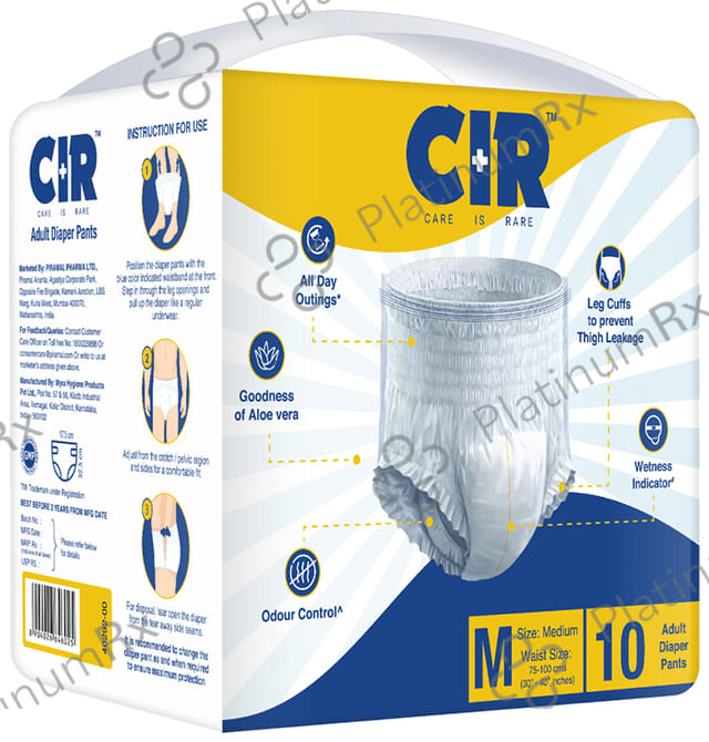 CIR Adult Diaper Pants Medium 10s