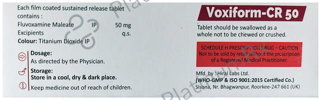 Voxiform CR 50mg Tablet 10s