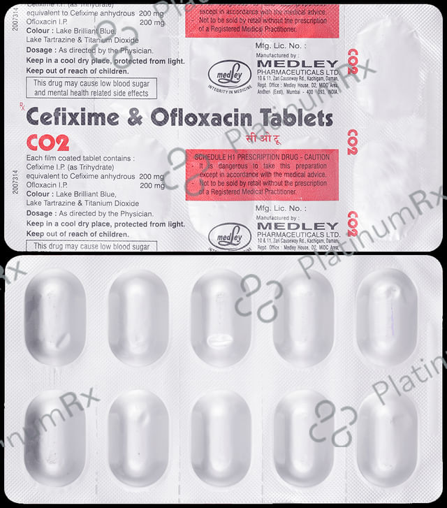 CO2 200/200mg Tablet 10s