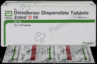 Zobid D 50mg Tablet DT 10s