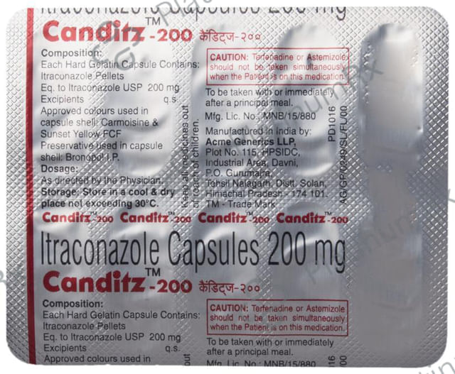 Canditz 200mg Capsule 10s