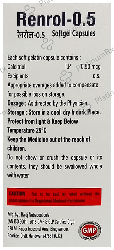 Renrol 0.5 Softgel Capsule