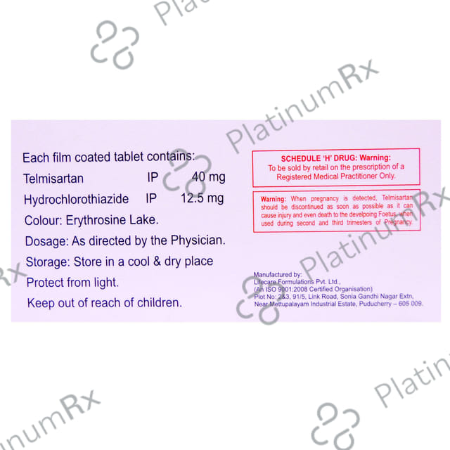 Telmiprime 80/12.5mg H Tablet 10s
