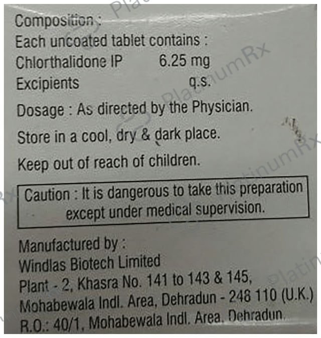 Thaloric 6.25 Tablet